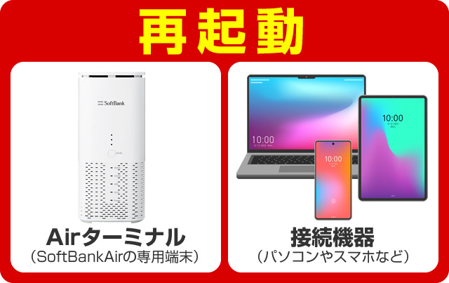 ソフトバンクエアーが繋がらない時の対処方法